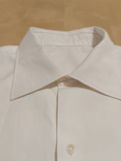 Camicia sartoriale da smoking con collo mezzo francese - tg. M collo 40