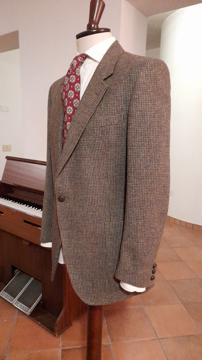 Giacca due bottoni in tweed inglese