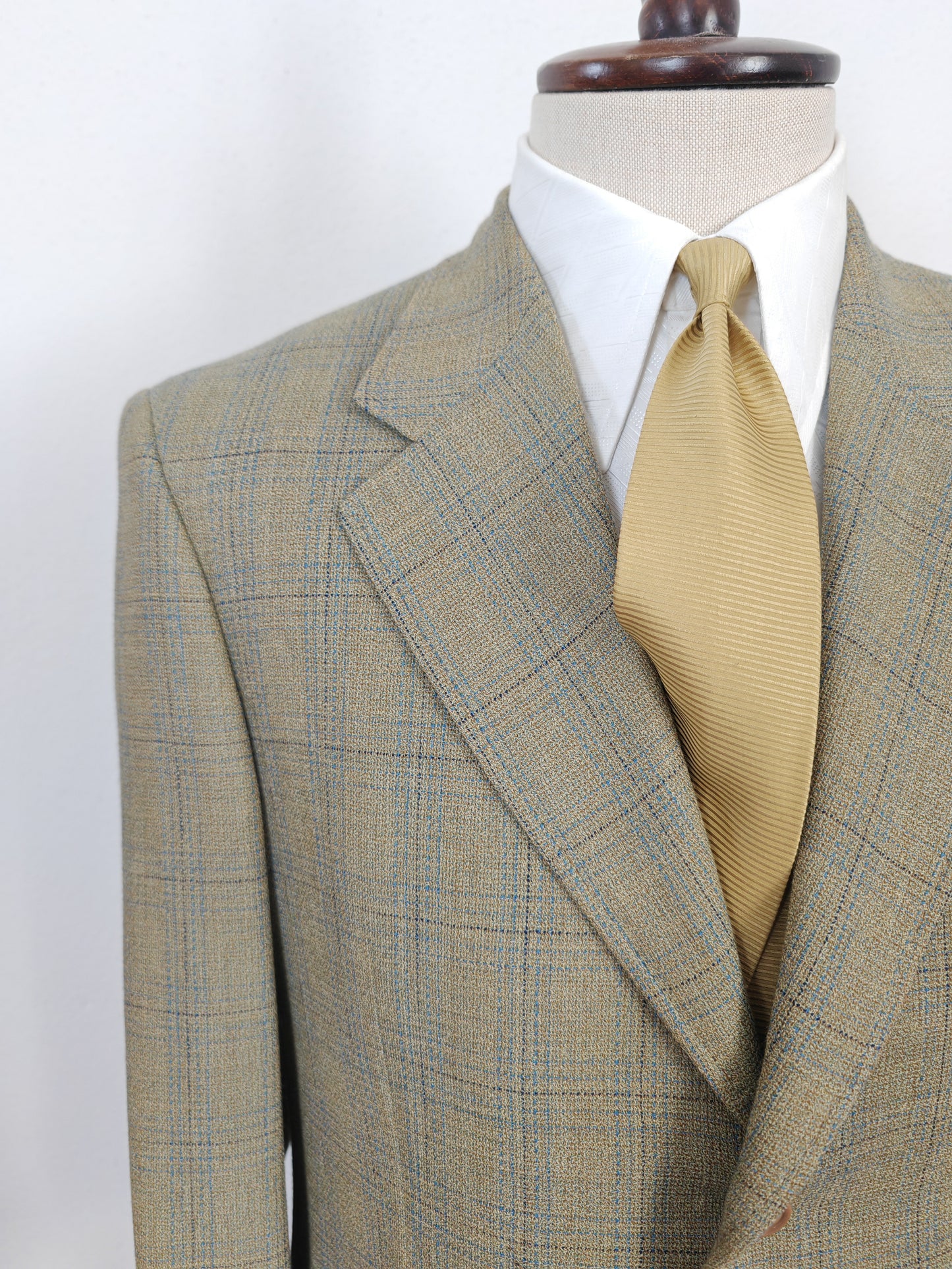 Giacca Ted Lapidus verde salvia in hopsack super twist - tg. 48/50