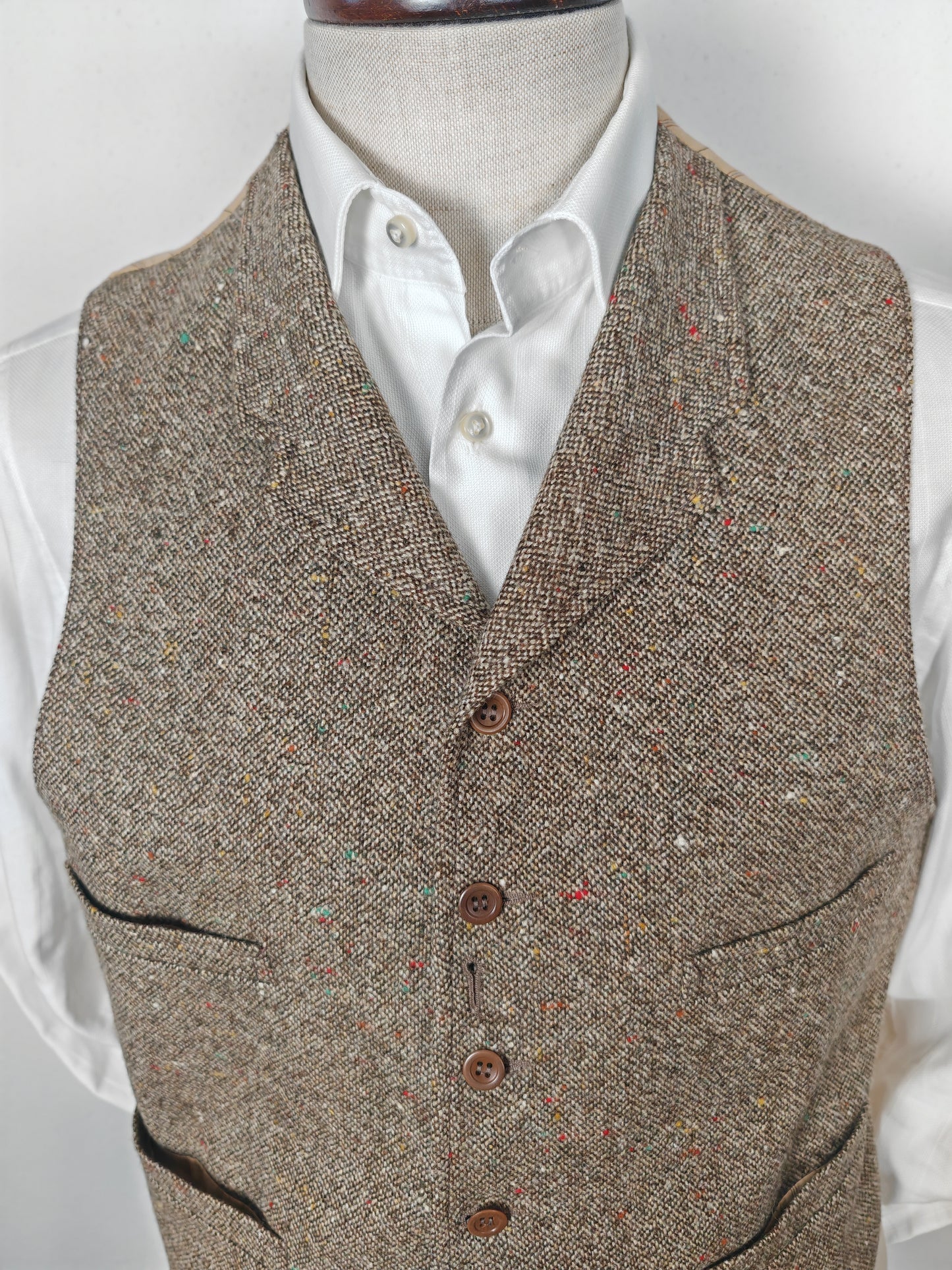Panciotto Ralph Lauren Double RL in donegal tweed - M