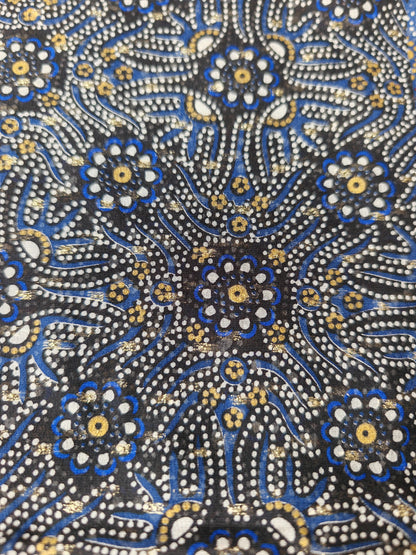 Pareo/pashmina in georgette di seta La Perla Mare anni '80 NOS