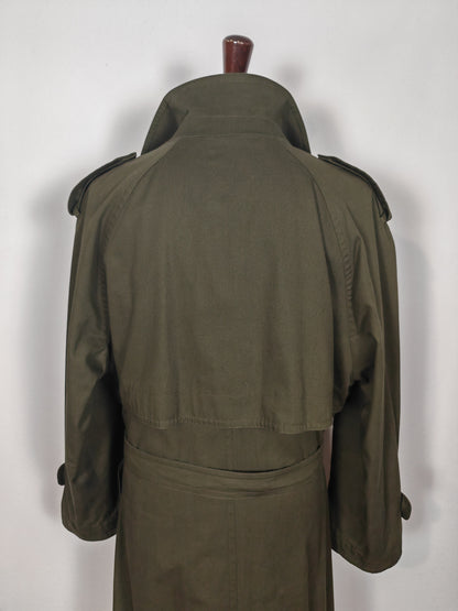 Trench Valentino anni '80 verde scuro - tg. 50-54