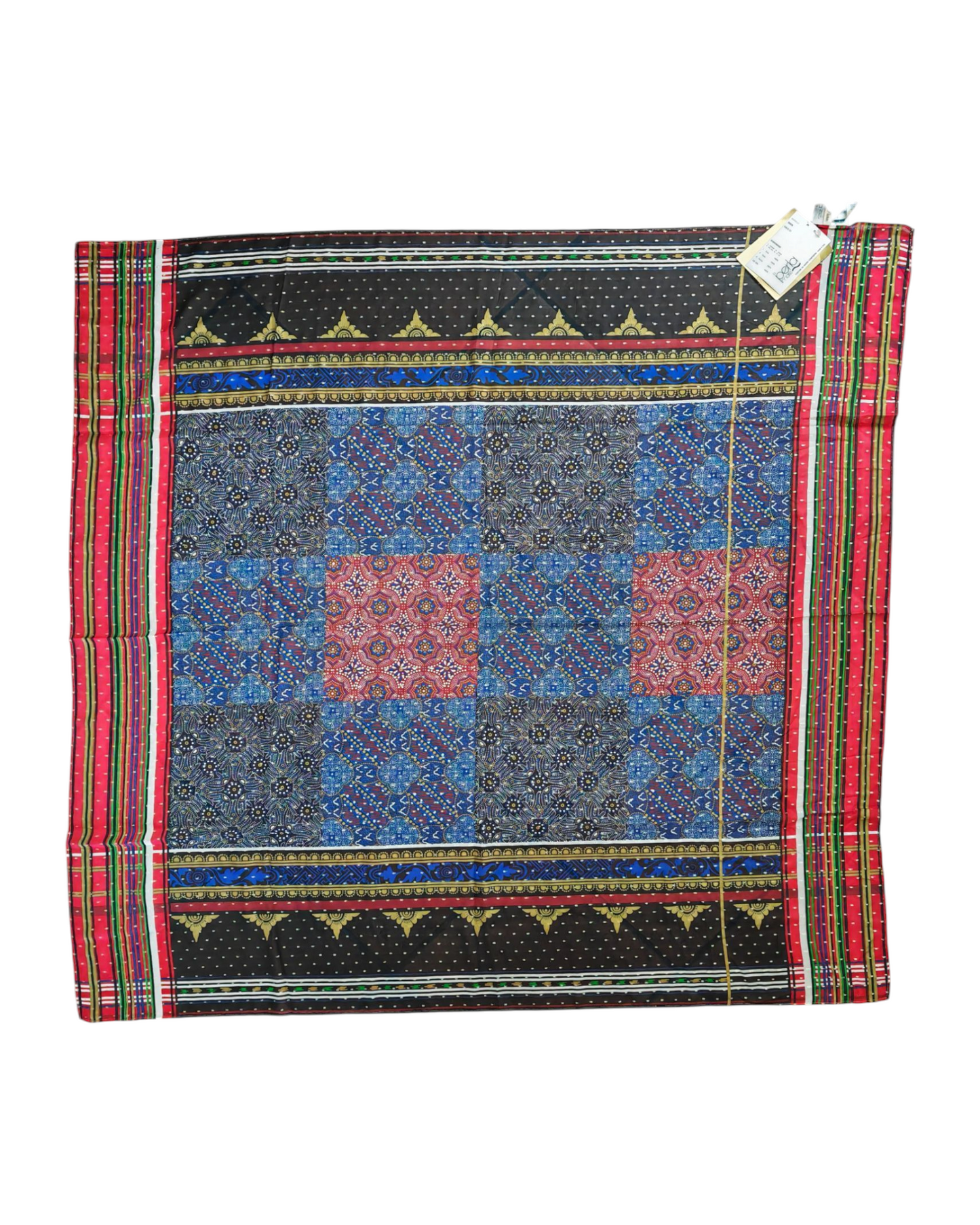 Pareo/pashmina in georgette di seta La Perla Mare anni '80 NOS