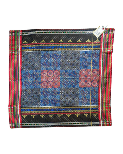 Pareo/pashmina in georgette di seta La Perla Mare anni '80 NOS