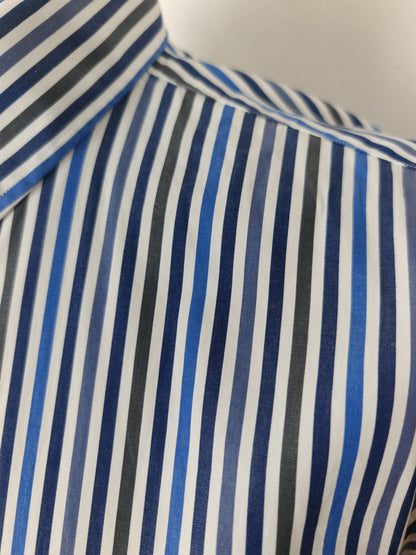 Camicia Paul & Shark a righe blu - collo 42 (L)