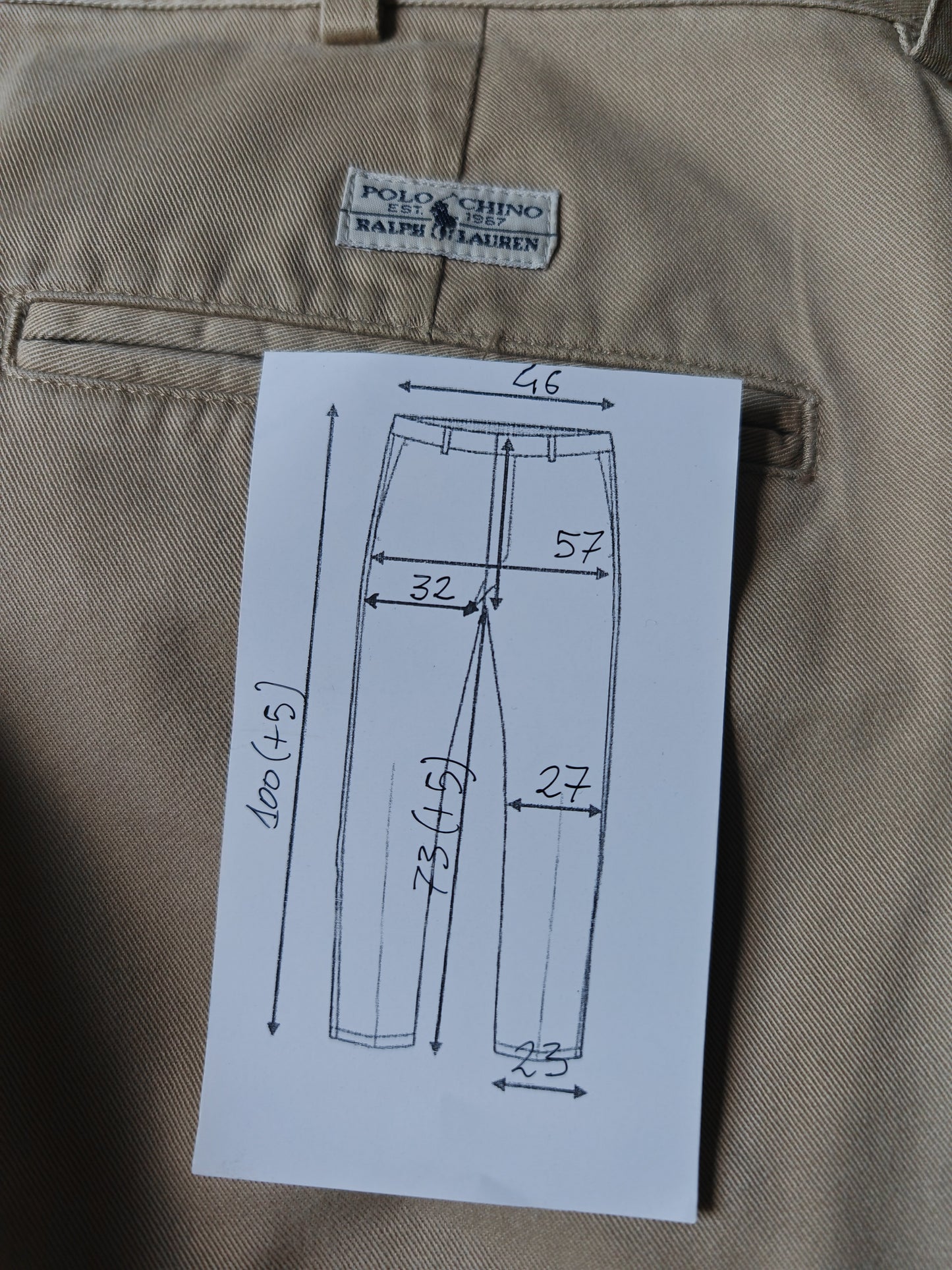 Pantalone chino "Martin Pant" Polo Ralph Lauren - w36 = tg.52