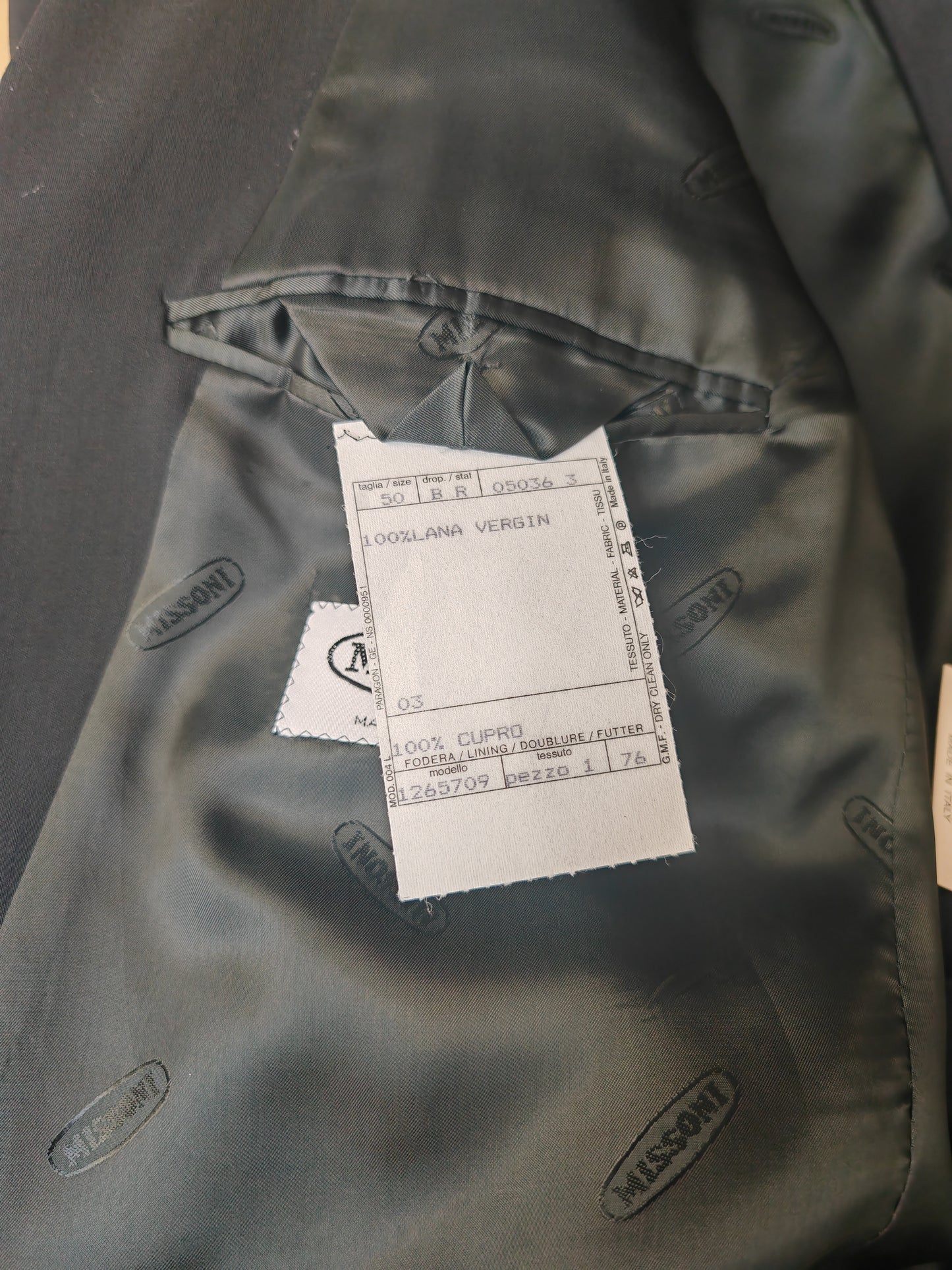 Smoking Missoni anni '80 (NOS) - tg. 50