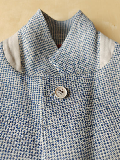 Giacca Loro Piana in jersey cotone e lino pied-de-poule - tg. 50