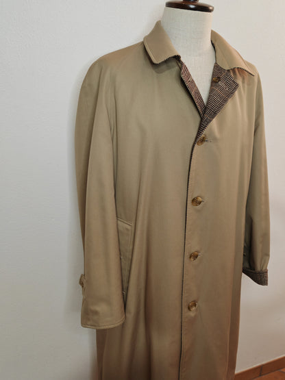 Cappotto + trench Burberrys reversibile anni '80/'90 - tg. 50