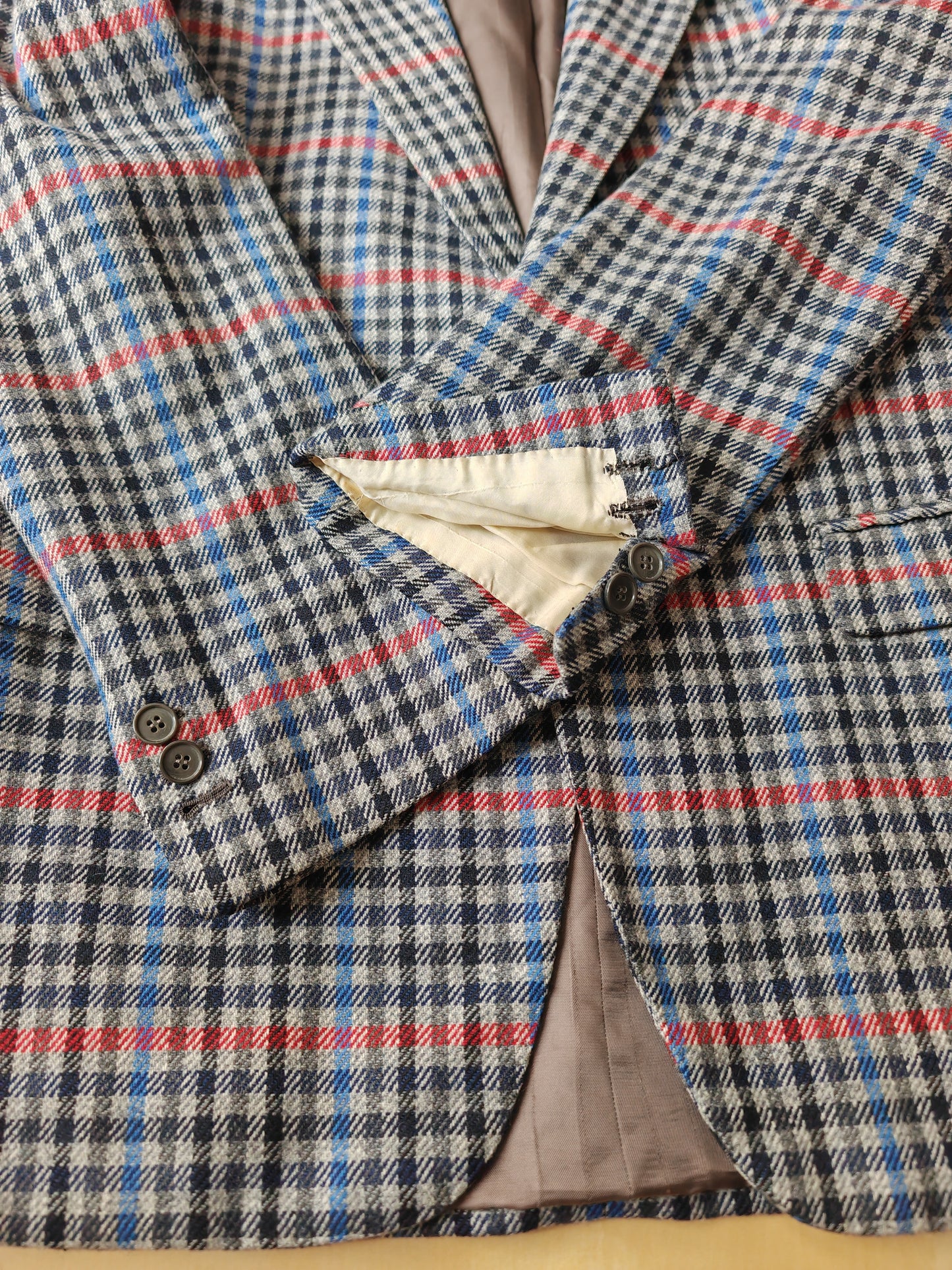 Giacca sartoriale Cangini Forlì, quadri check - tg. 50