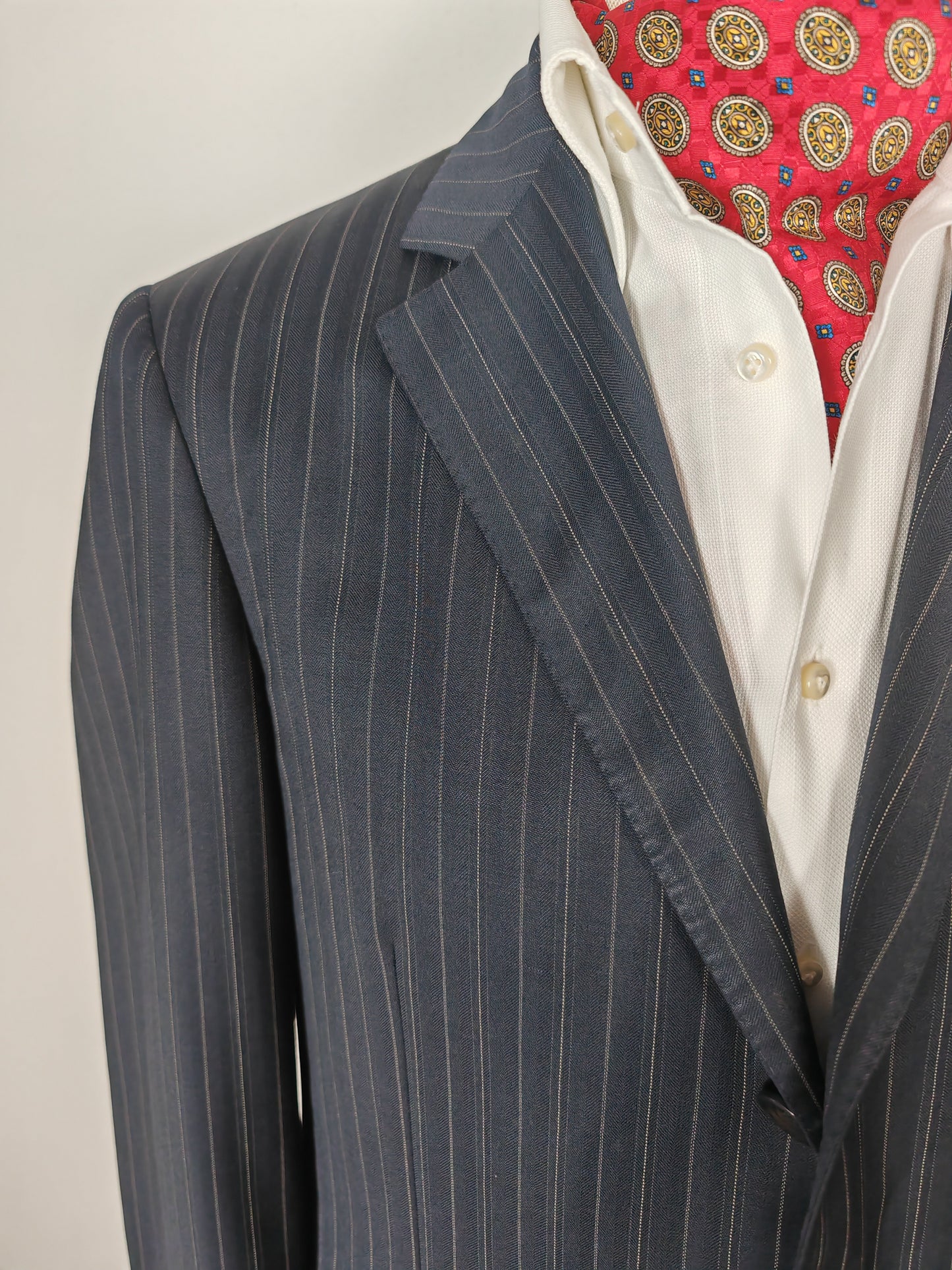 Giacca Pal Zileri blu gessata - tg. 50