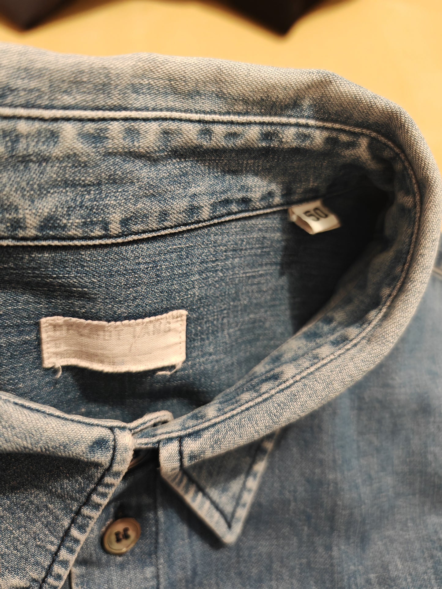 Camicia in denim Helmut Lang vintage anni '90 - L