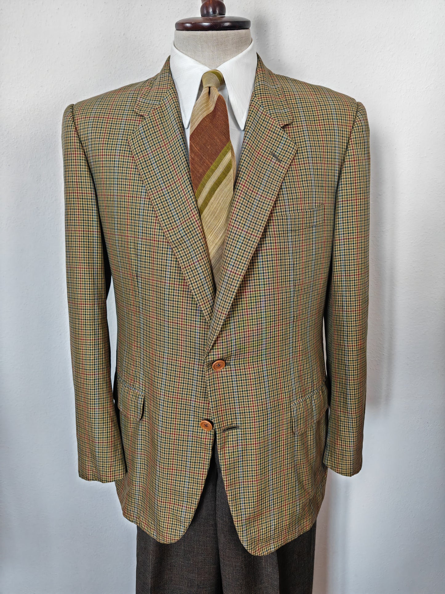 Giacca Burberrys estiva sfoderata in puro cotone quadretti - tg. 50