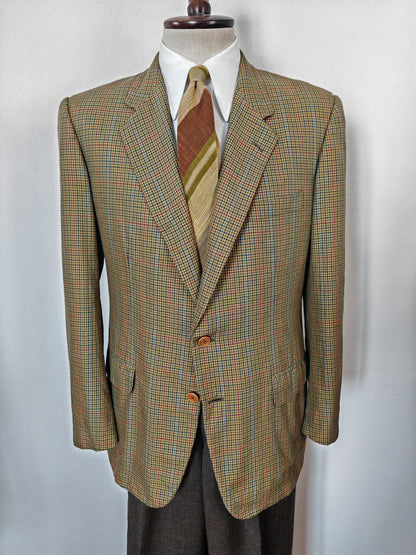 Giacca Burberrys estiva sfoderata in puro cotone quadretti - tg. 50