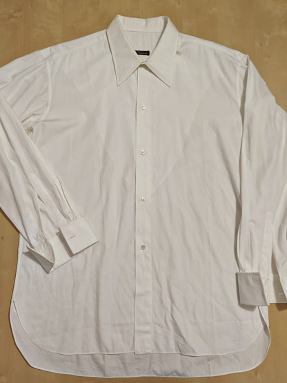 Camicia da smoking anni '70 con collo italiano - tg. M collo 40