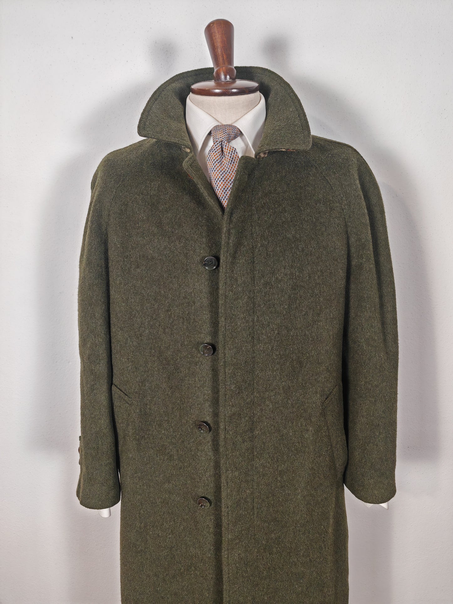 Cappotto raglan austriaco Salko in panno loden - tg. 50