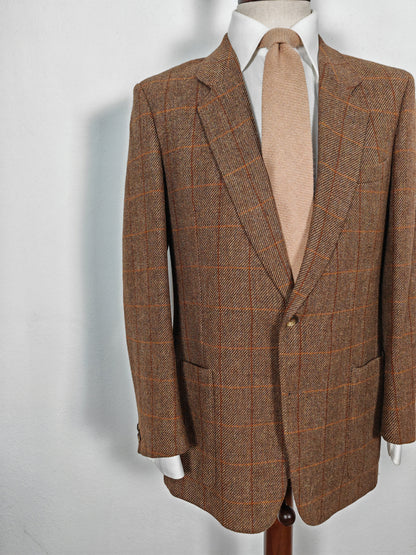 Giacca anni '80 in tweed finestrato - tg. 48/50