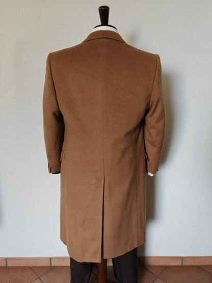 Cappotto cammello anni '70 in lana e cashmere - tg. 48/50