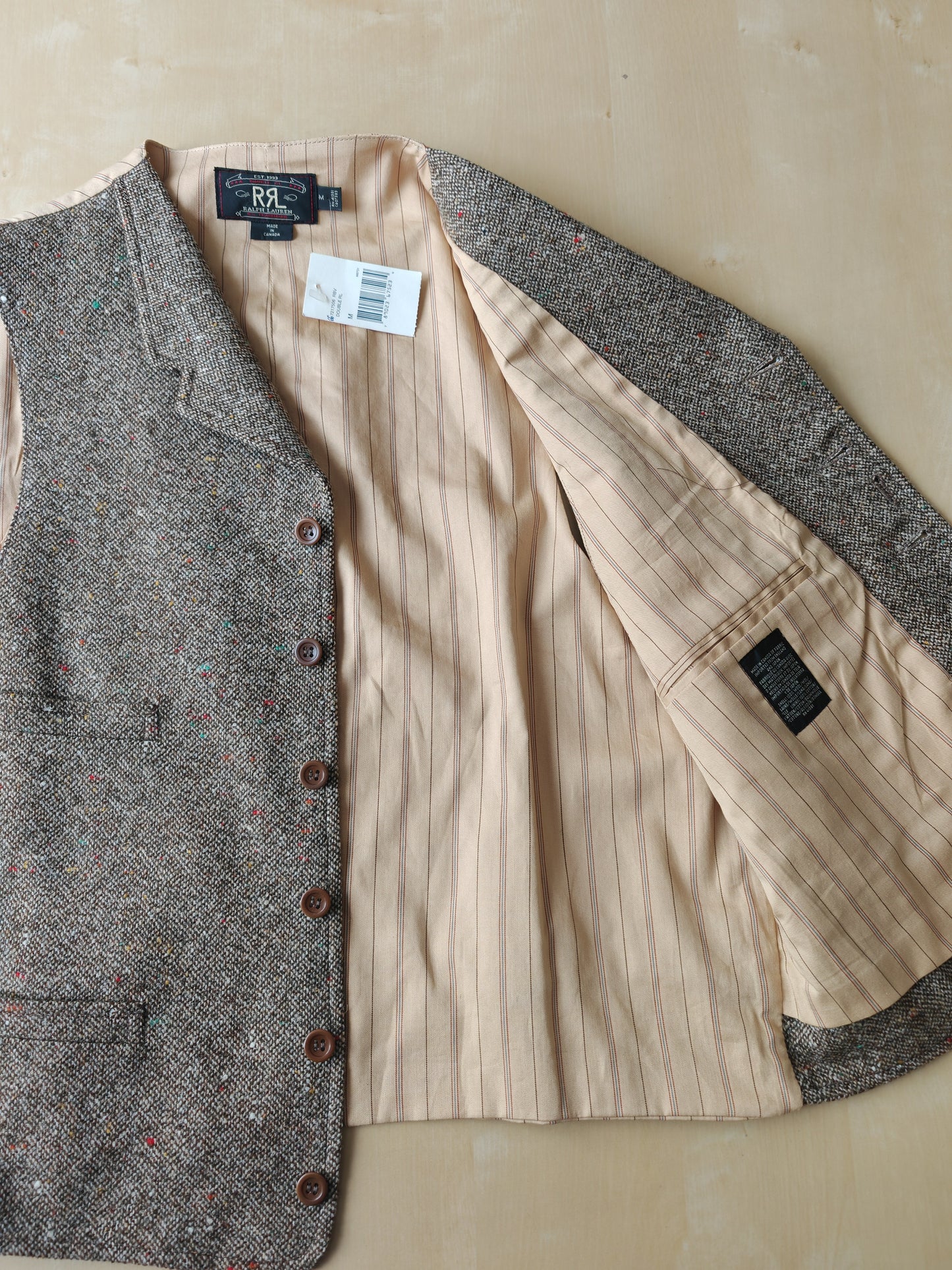 Panciotto Ralph Lauren Double RL in donegal tweed - M