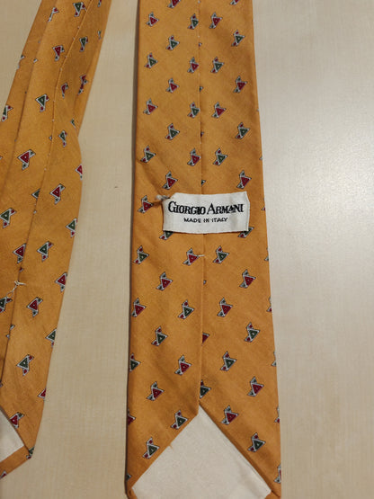 Giorgio Armani vintage cotton tie 