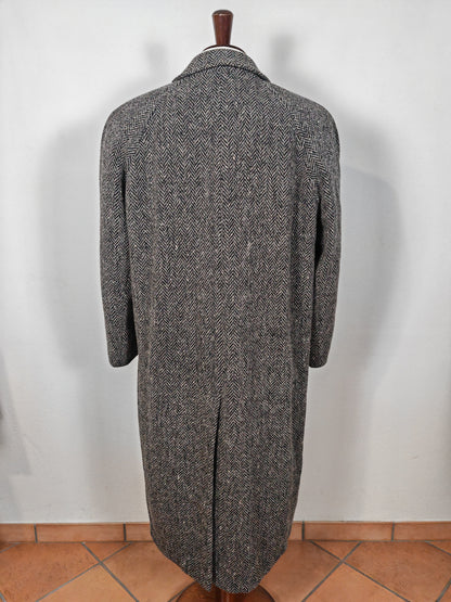 Cappotto raglan spinato anni '80 - tg. 50-54