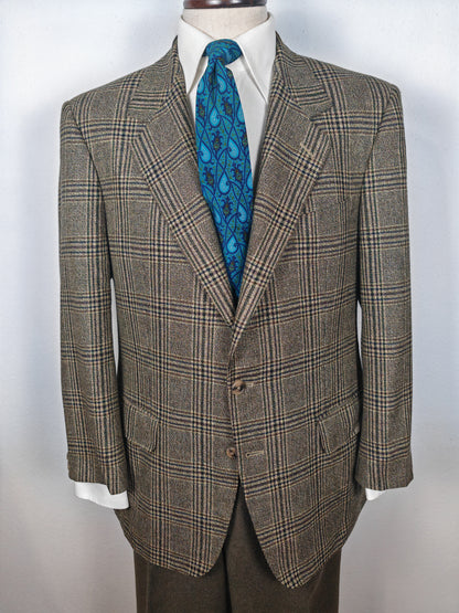 Giacca principe di Galles Ermenegildo Zegna in lana e mohair - tg. 52