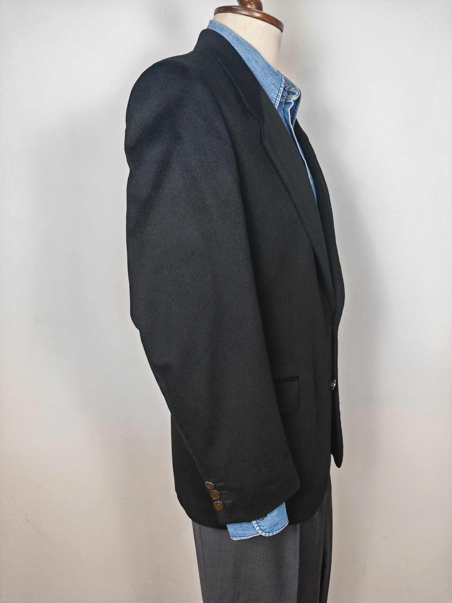 Blazer in panno lana e cashmere tessuto Loro Piana - tg. 48