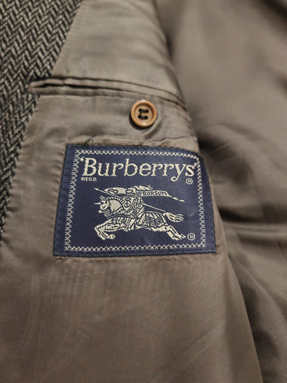 Giacca Burberrys herringbone in lana e cashmere - tg. 54/56