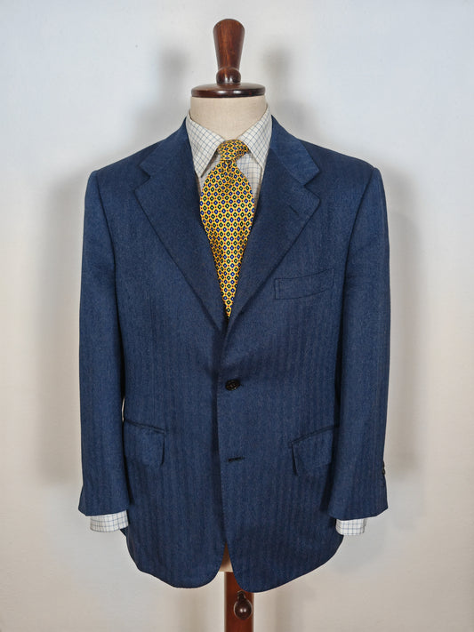 Giacca D'Avenza in lana spinata super 150s, made-to-measure - tg. 50 corta