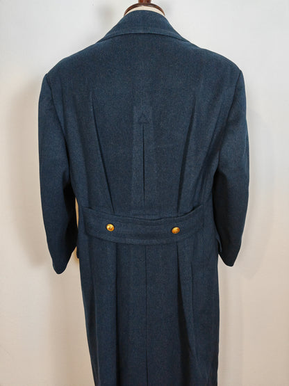 Cappotto Aeronautica Militare italiana doppiopetto, anni '70/'80 - tg. 48