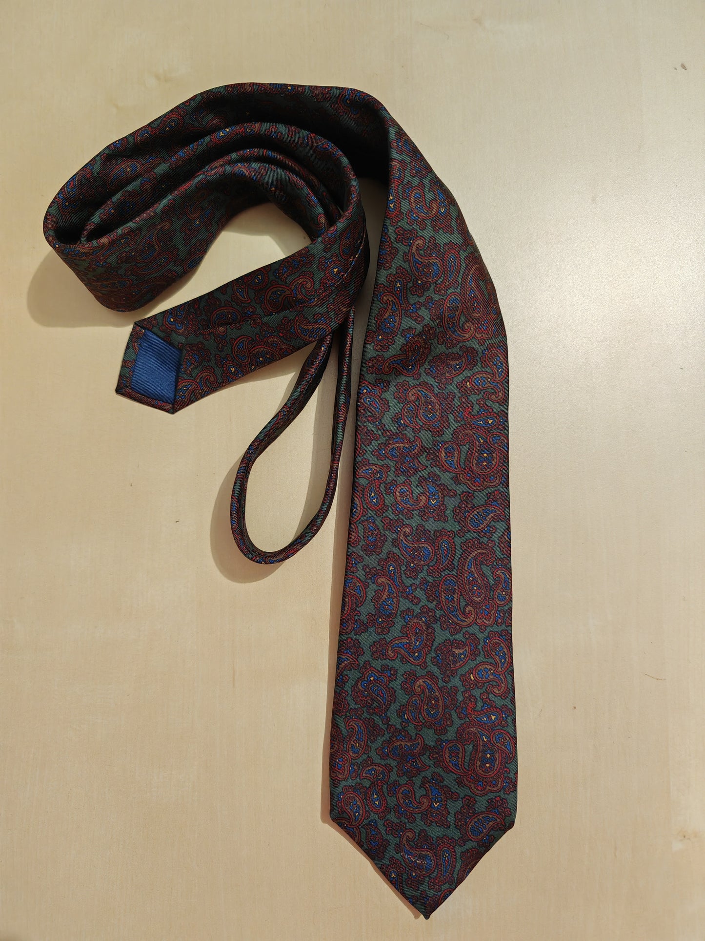 Cravatta Holliday & Brown paisley made in England