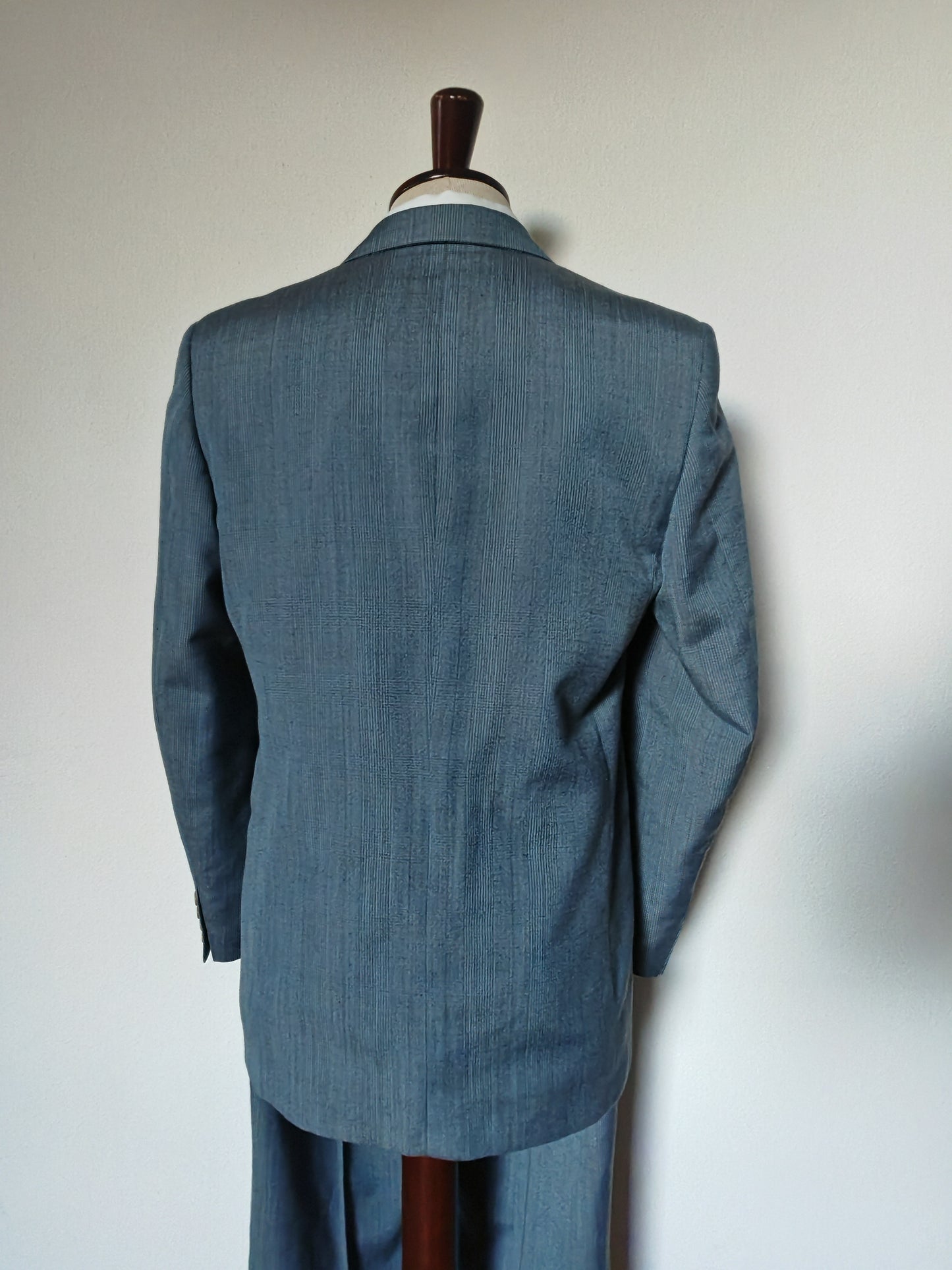 Vintage 70s mid-season suit, flared - size 52 ITA