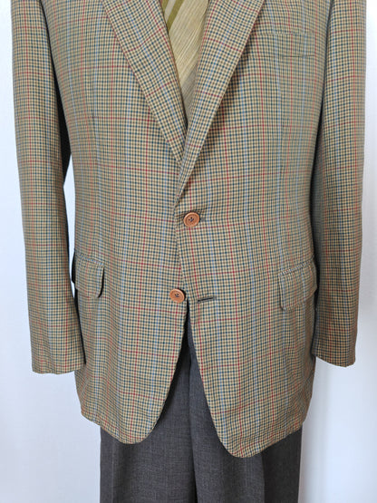 Giacca Burberrys estiva sfoderata in puro cotone quadretti - tg. 50