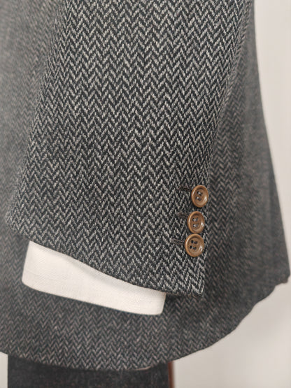 Giacca Burberrys herringbone in lana e cashmere - tg. 54/56