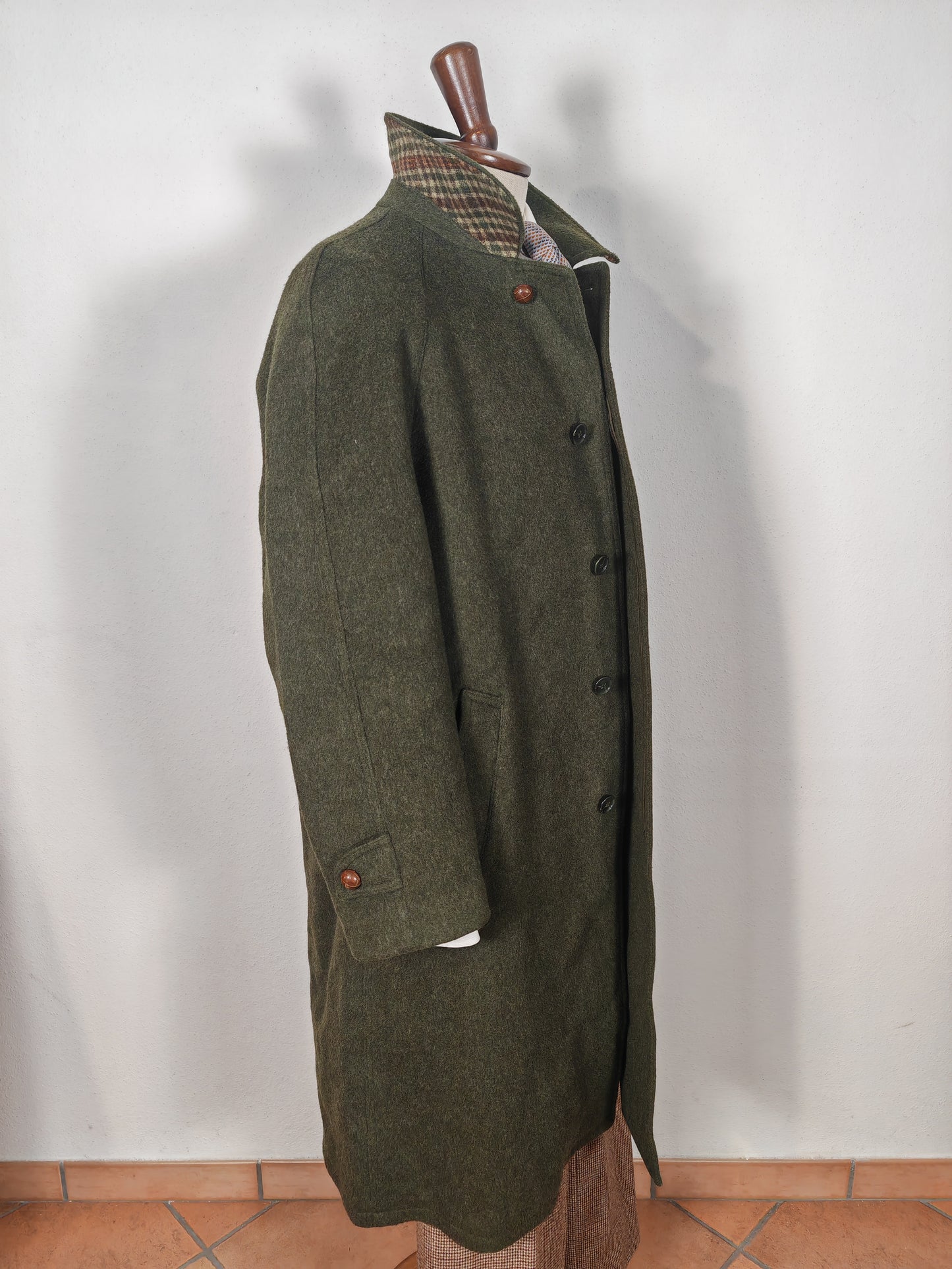 Cappotto raglan austriaco Salko in panno loden - tg. 50