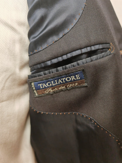 Tagliatore, blue jacket with contrasting stitching - size 50 ITA