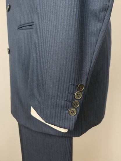 Completo doppiopetto blu Canali anni '80 - tg. 46/48