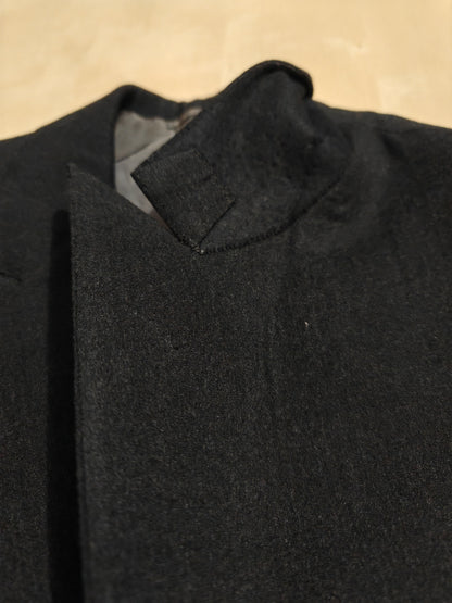 Giacca sartoriale anni '50/'60 in flanella grigio antracite - tg. 46