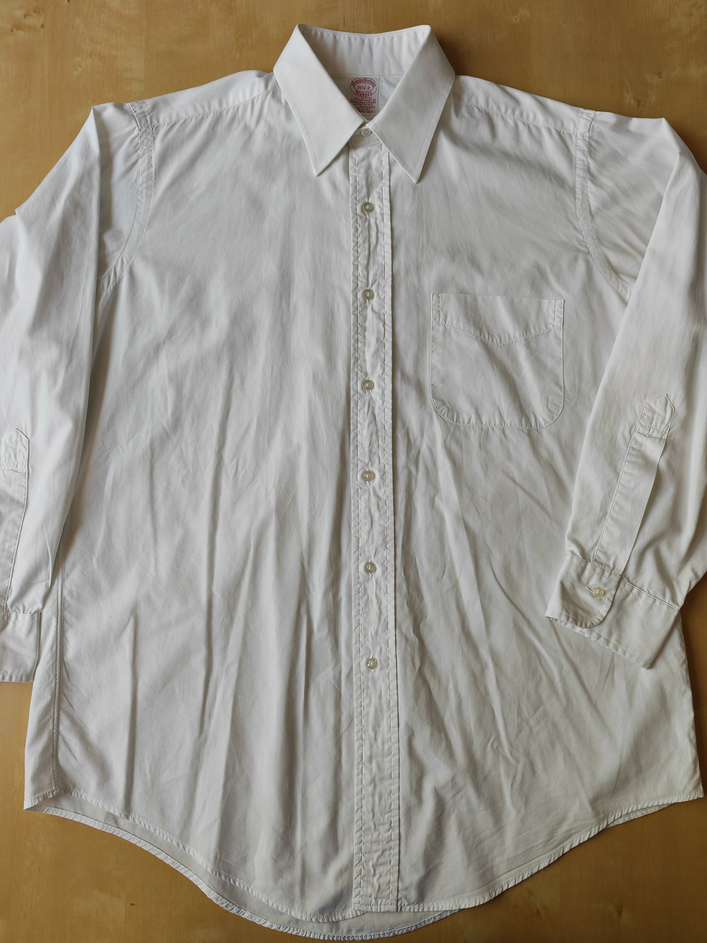 Camicia Brooks Brothers bianca vintage made in USA - 15 1/2