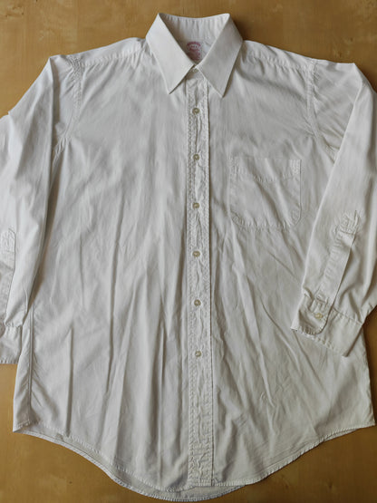 Camicia Brooks Brothers bianca vintage made in USA - 15 1/2