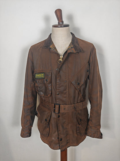 Barbour International primi anni 2000, marrone - C42/107cm