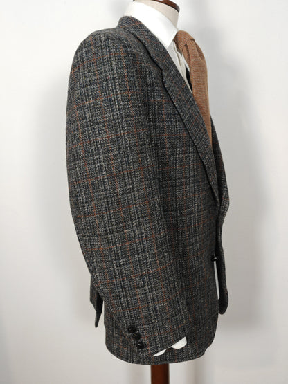 Giacca in Harris Tweed anni '80 - tg. 54 con drop basso