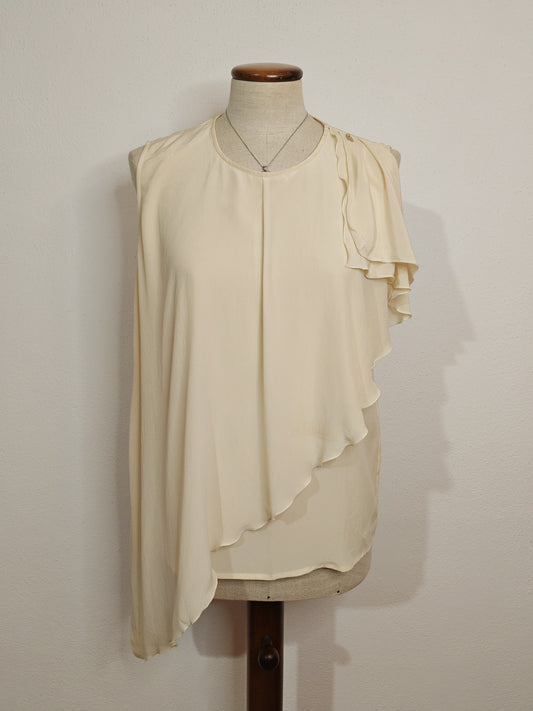 Blusa camicetta Elisabetta Franchi in seta pura - 42