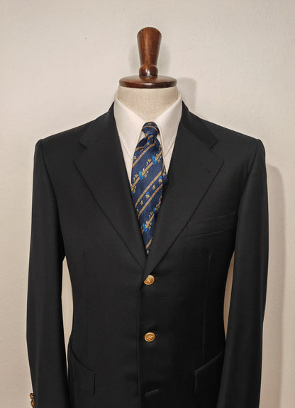 Blazer Burberrys anni '80 bottoni oro con logo - tg. 50