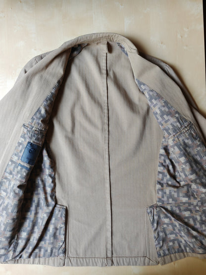 Double-breasted cotton jacket - size 48