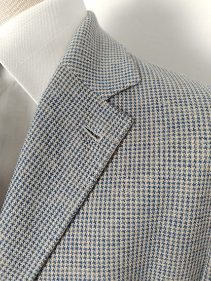 Giacca Loro Piana in jersey cotone e lino pied-de-poule - tg. 50