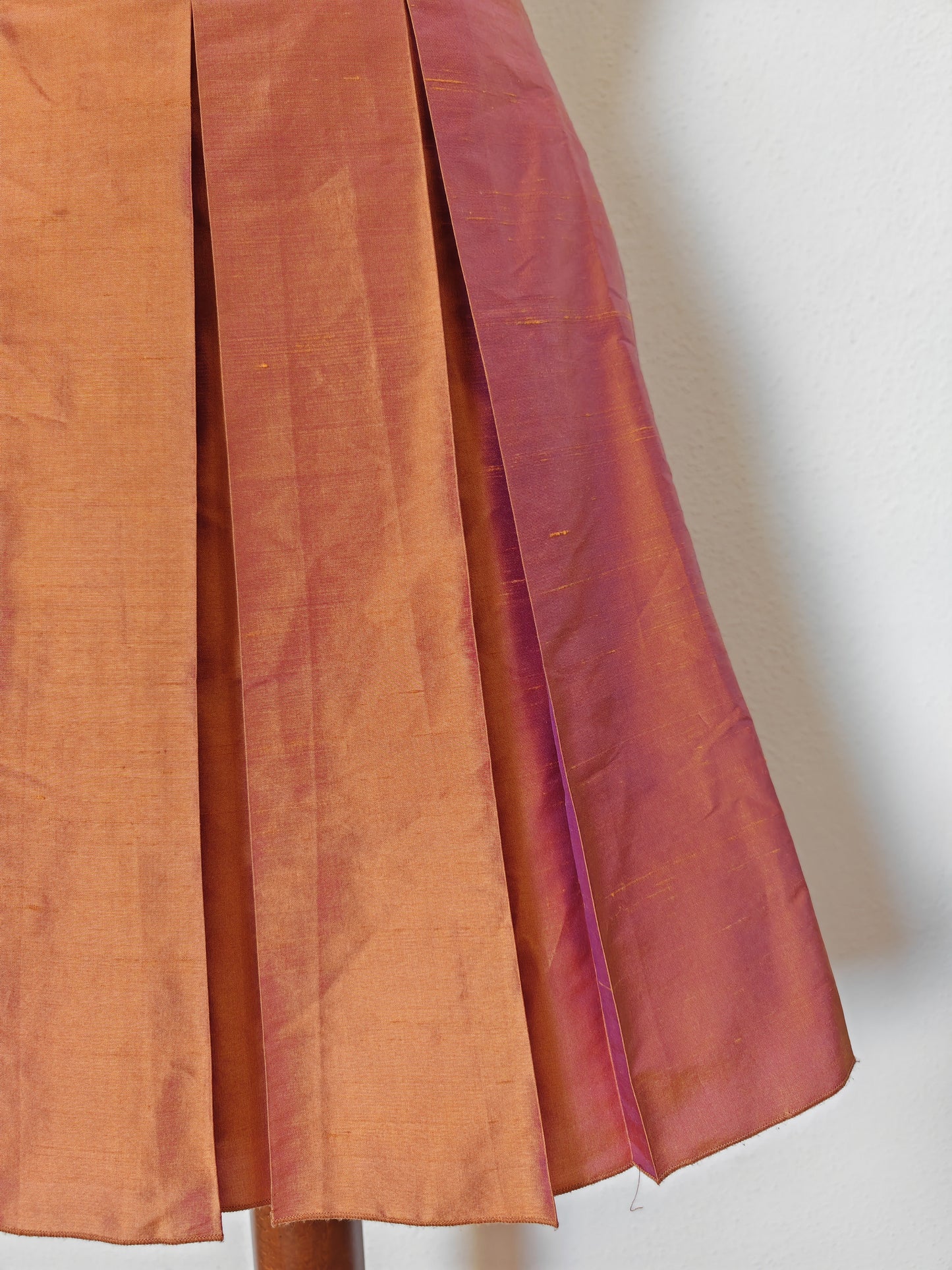 Max & Co., 100% silk pleated skirt