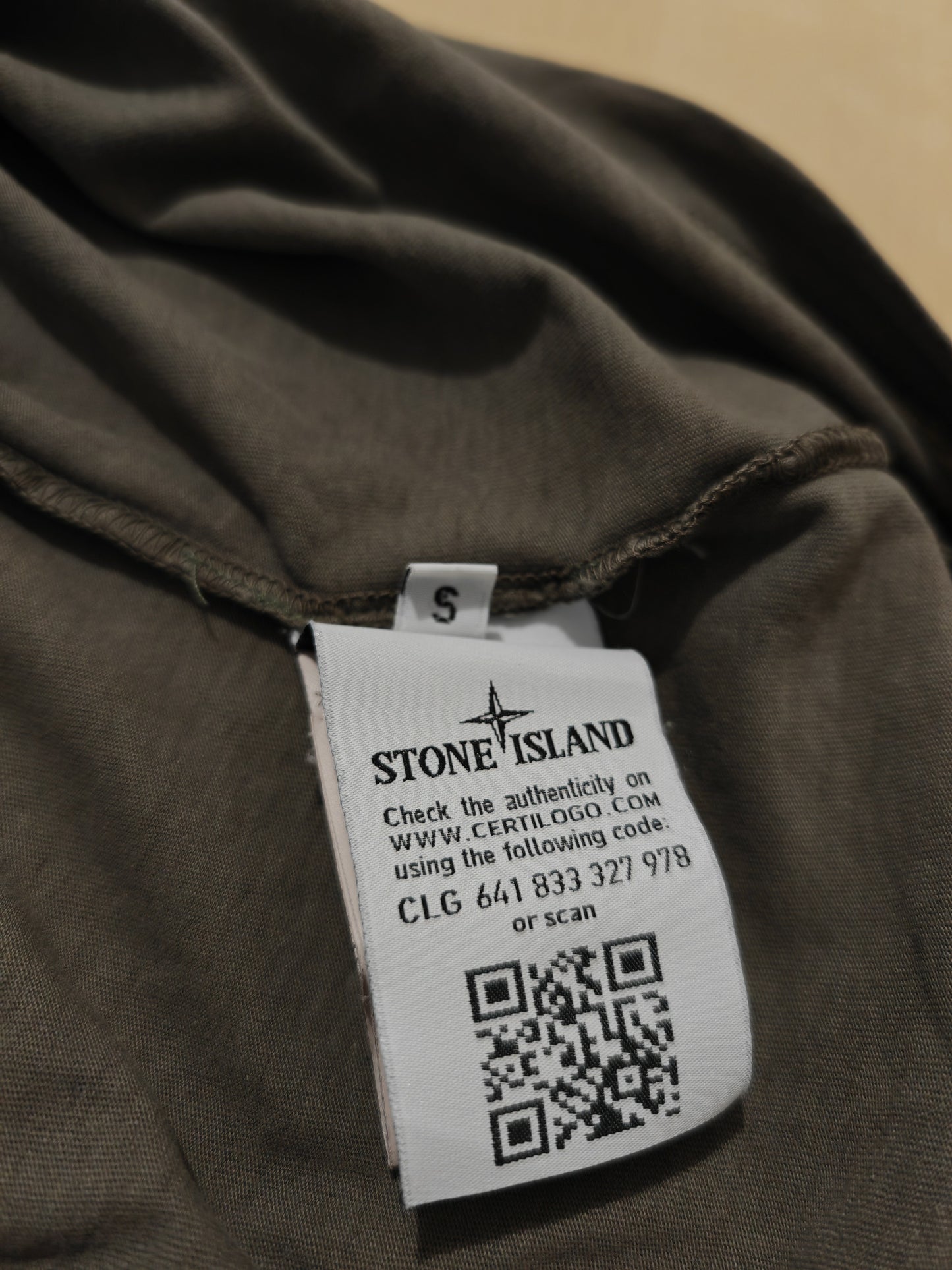 T-shirt Stone Island cachi tg. S