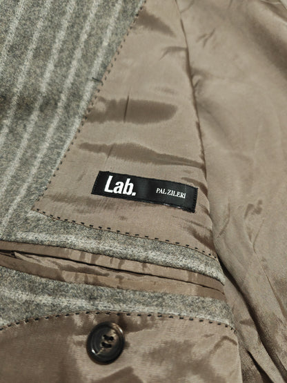 Giacca Pal Zileri in flanella grigio chiaro gessato - tg. 50