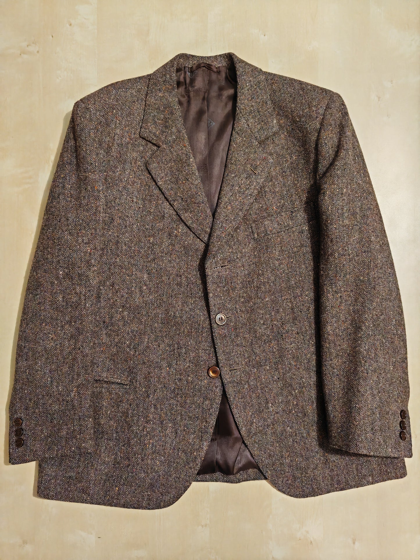 Giacca sartoriale in Irish donegal tweed - tg. 46/46 corta